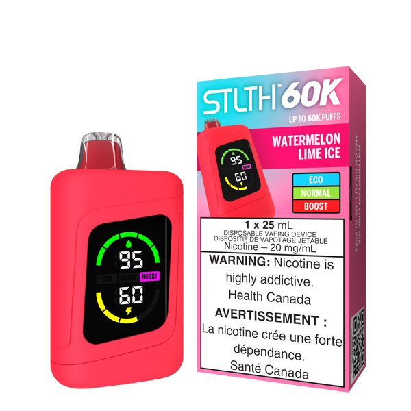 WATERMELON LIME ICE - STLTH 60K DISPOSABLE (ONTARIO)
