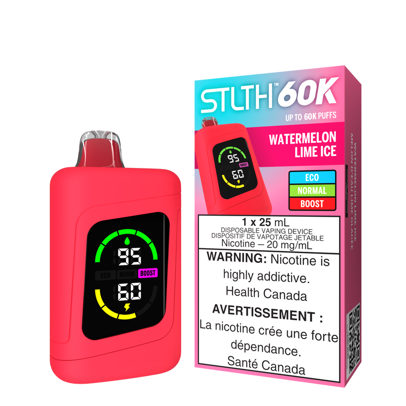 WATERMELON LIME ICE - STLTH 60K DISPOSABLE (ONTARIO)