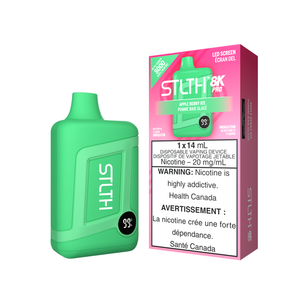 STLTH BOX 8K PRO DISPOSABLE - APPLE BERRY ICE (ONTARIO)