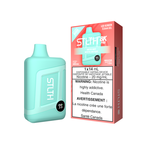 STLTH BOX 8K PRO DISPOSABLE - ARCTIC MINT (ONTARIO)