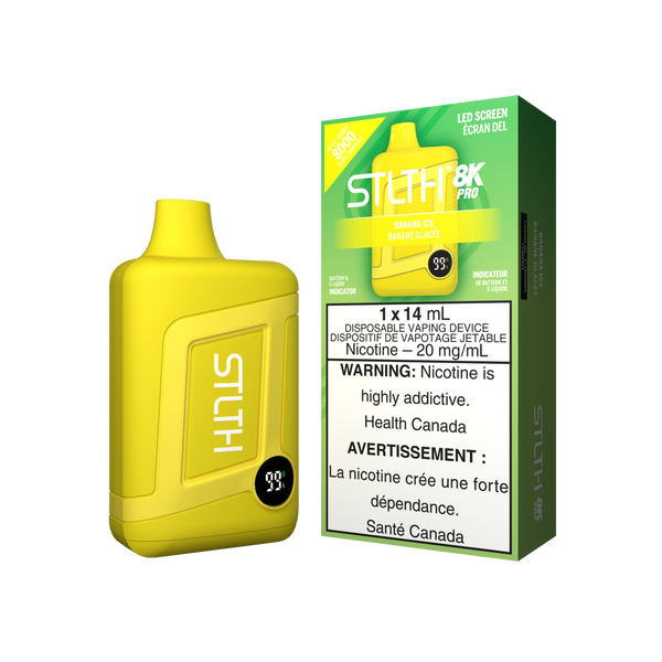 STLTH BOX 8K PRO DISPOSABLE - BANANA ICE (ONTARIO)