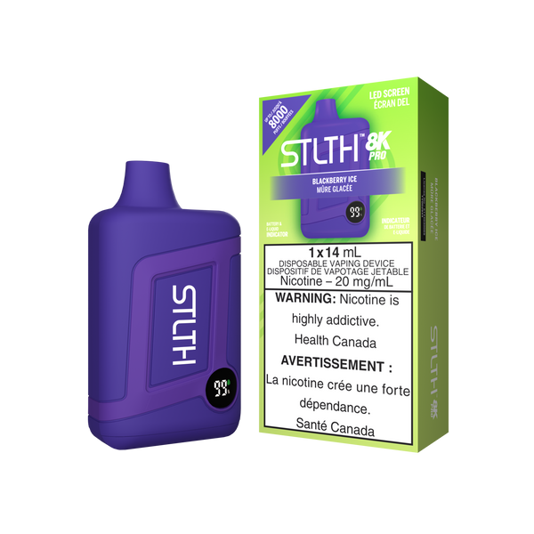 STLTH BOX 8K PRO DISPOSABLE - BLACKBERRY ICE (ONTARIO)