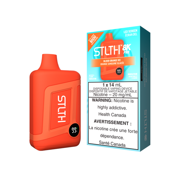 STLTH BOX 8K PRO DISPOSABLE - BLOOD ORANGE ICE (ONTARIO)