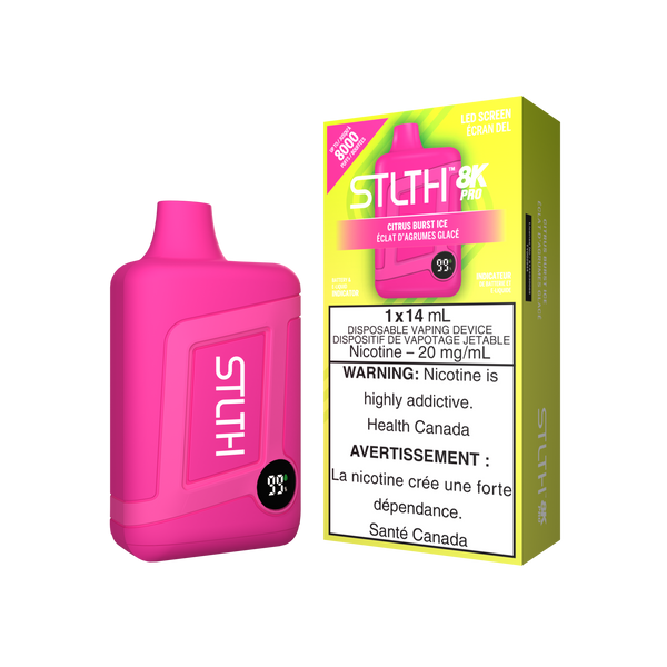 STLTH BOX 8K PRO DISPOSABLE - CITRUS BURST ICE (ONTARIO)