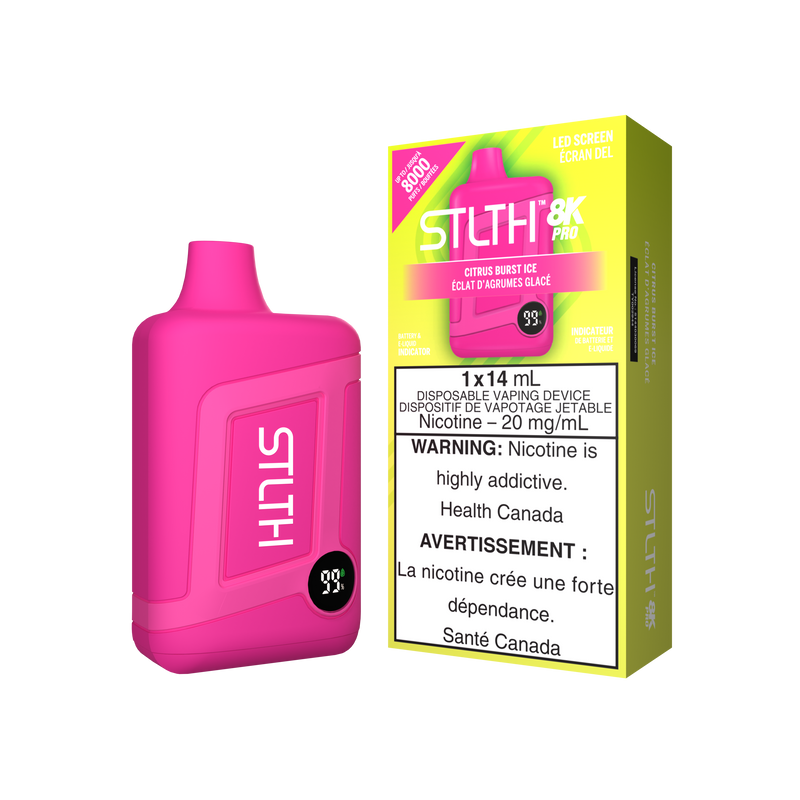 STLTH BOX 8K PRO DISPOSABLE - CITRUS BURST ICE (ONTARIO)