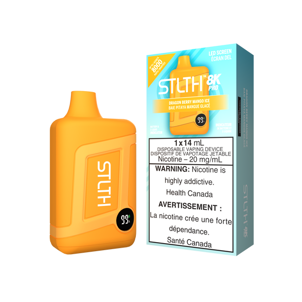 STLTH BOX 8K PRO DISPOSABLE - DRAGON BERRY MANGO ICE (ONTARIO)
