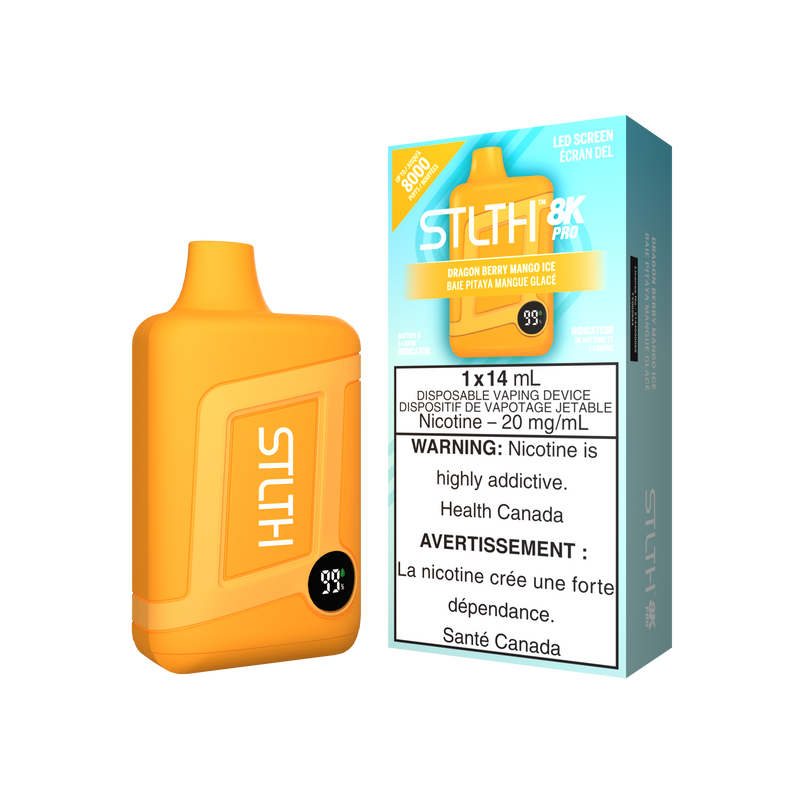 STLTH BOX 8K PRO DISPOSABLE - DRAGON BERRY MANGO ICE (ONTARIO)