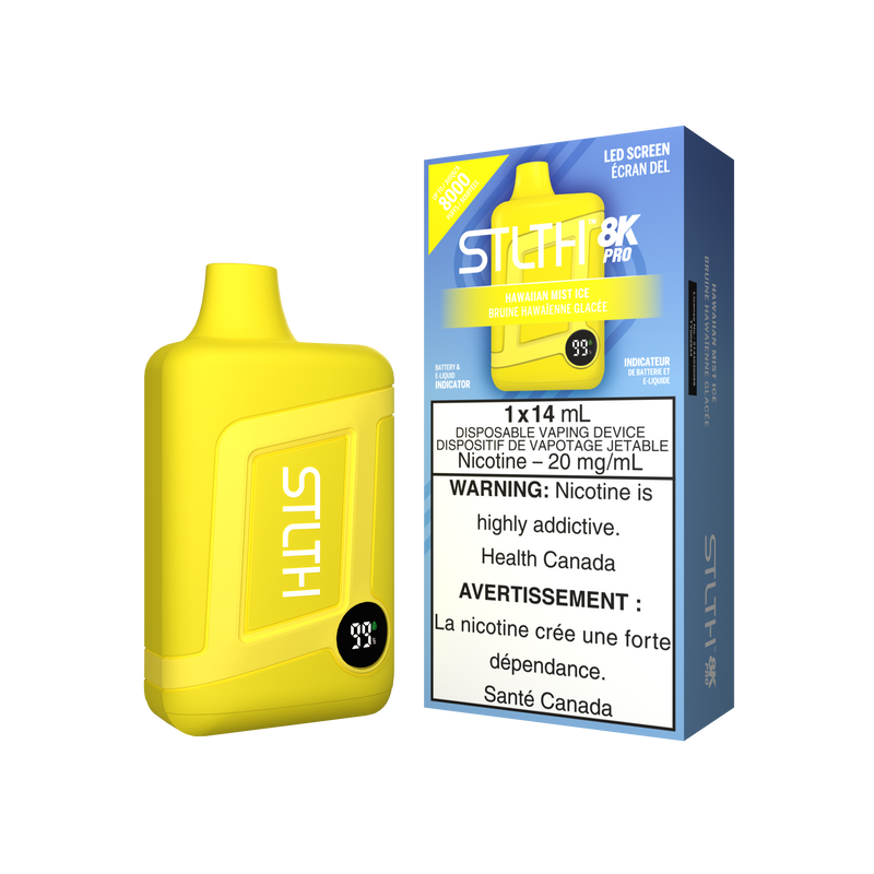 STLTH BOX 8K PRO DISPOSABLE - HAWAIIAN MIST ICE (ONTARIO)