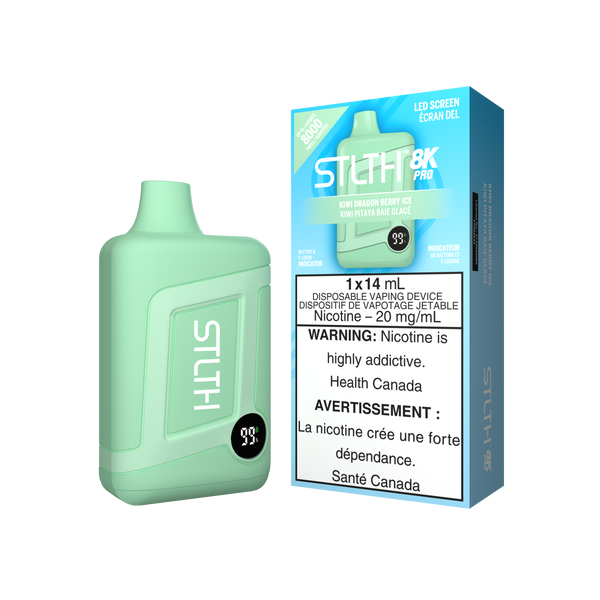 STLTH BOX 8K PRO DISPOSABLE - KIWI DRAGON BERRY ICE (ONTARIO)