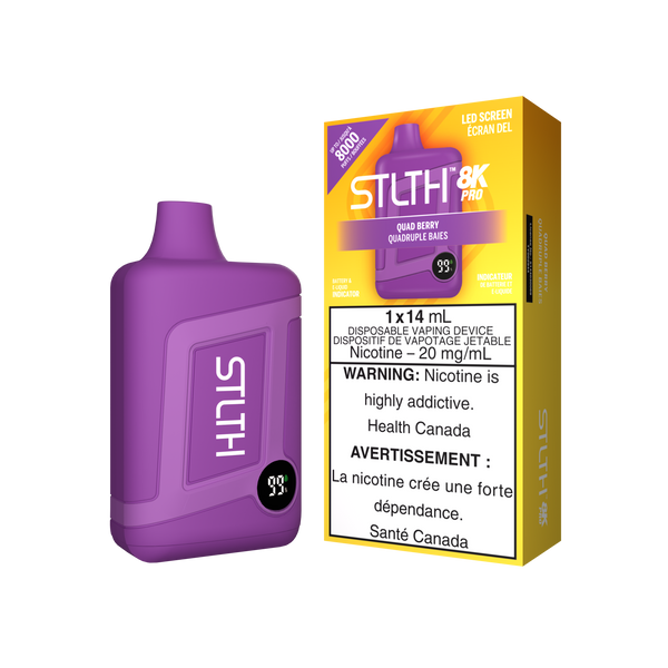 STLTH BOX 8K PRO DISPOSABLE - QUAD BERRY (ONTARIO)