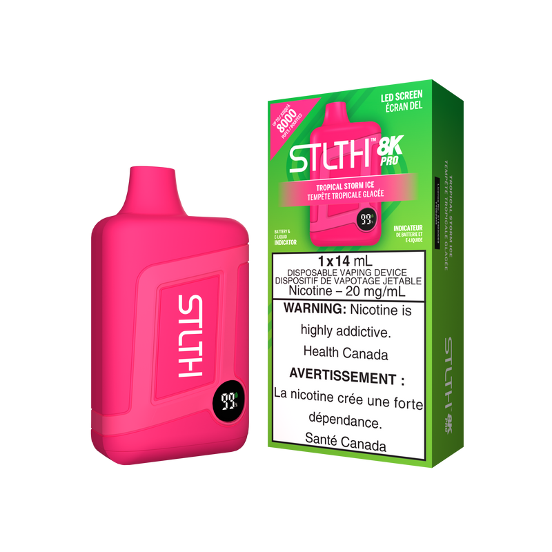 STLTH BOX 8K PRO DISPOSABLE - TROPICAL STORM ICE (ONTARIO)