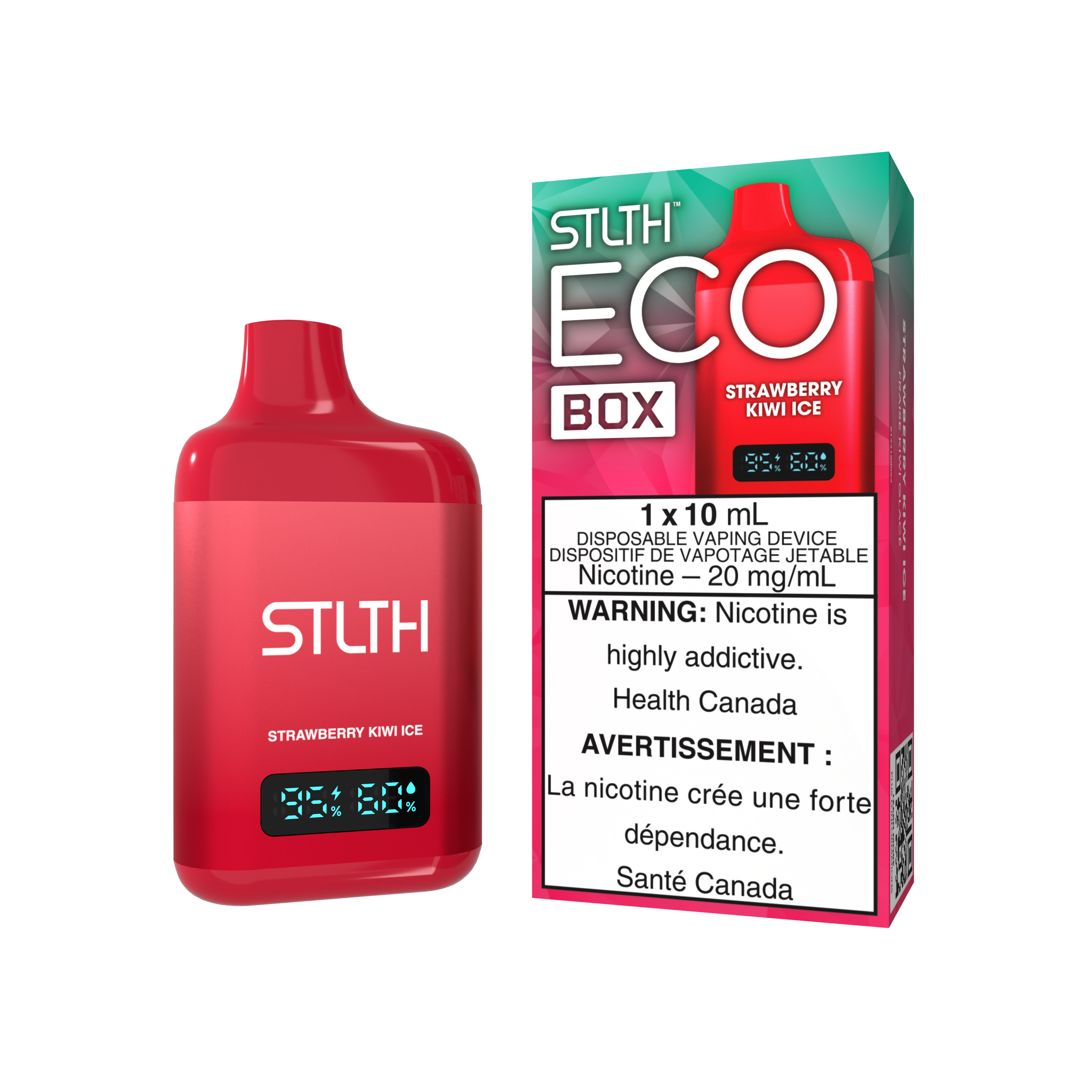 STRAWBERRY KIWI ICE - STLTH ECO BOX DISPOSABLE
