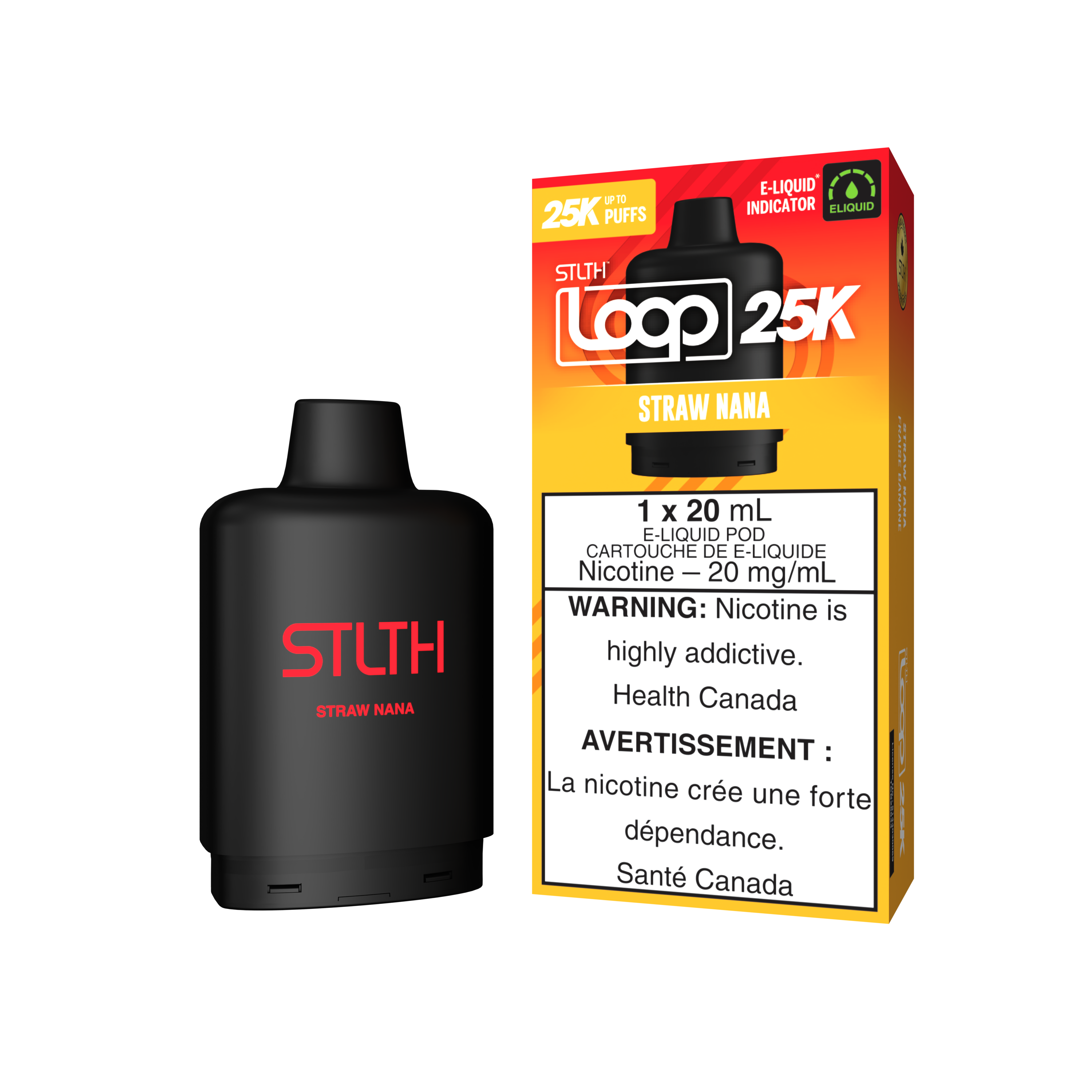 STRAW NANA - STLTH LOOP 25K (20mL) (ONTARIO)