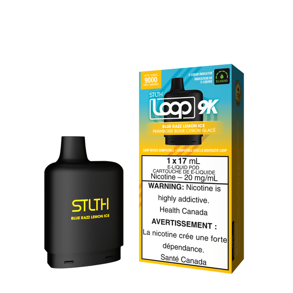 STLTH LOOP 9K POD - BLUE RAZZ LEMON ICE (ONTARIO)