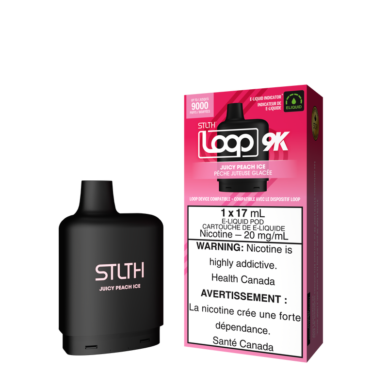 STLTH LOOP 9K POD - JUICY PEACH ICE (ONTARIO)