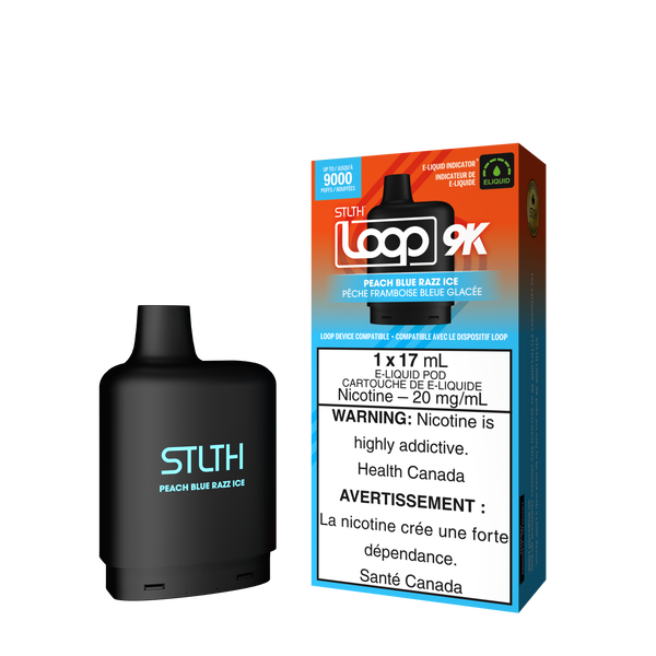 STLTH LOOP 9K POD - PEACH BLUE RAZZ ICE (ONTARIO)