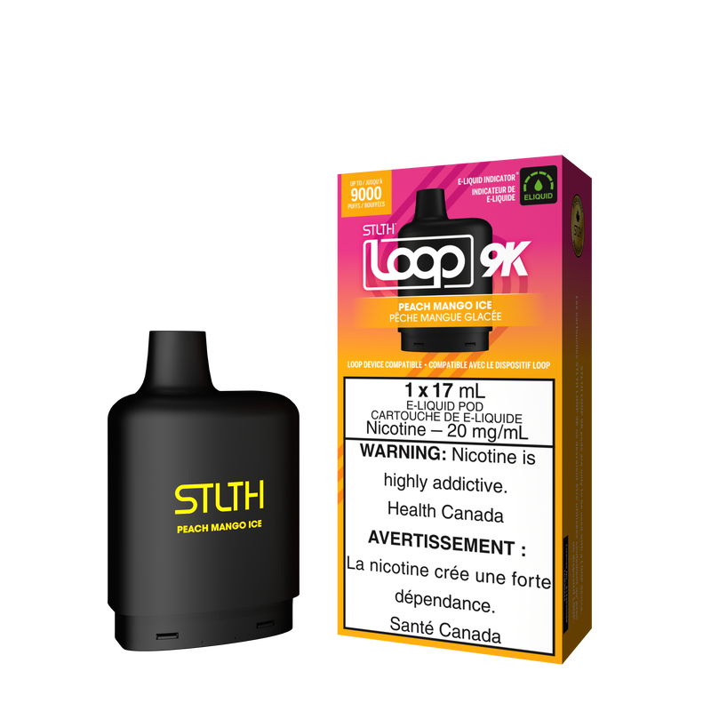 STLTH LOOP 9K POD - PEACH MANGO ICE (ONTARIO)