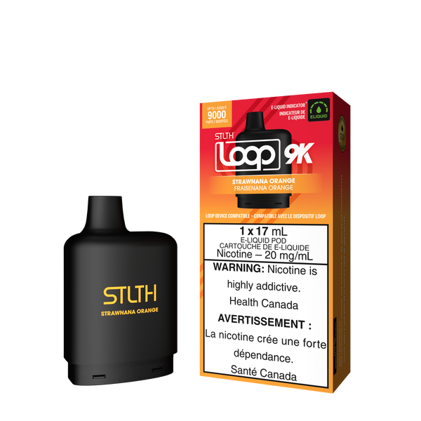 STLTH LOOP 9K POD - STRAWNANA ORANGE (ONTARIO)