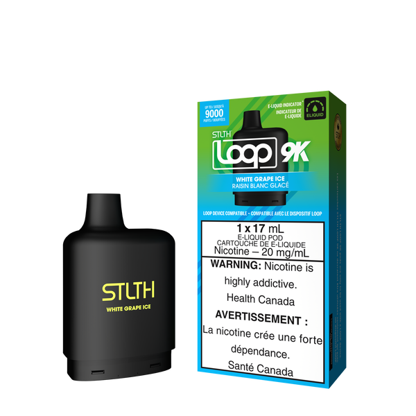 STLTH LOOP 9K POD - WHITE GRAPE ICE (ONTARIO)
