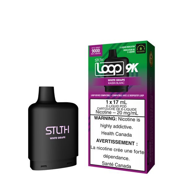 STLTH LOOP 9K POD - WHITE GRAPE (ONTARIO)