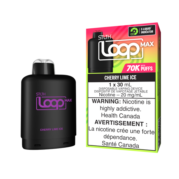 CHERRY LIME ICE - STLTH LOOP MAX (30mL) (ONTARIO)