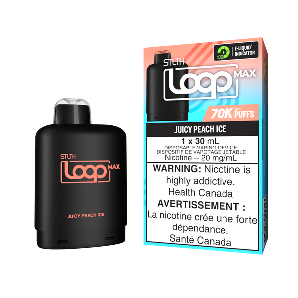 JUICY PEACH ICE - STLTH LOOP MAX (30mL) (ONTARIO)