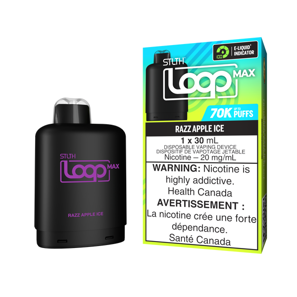 RAZZ APPLE ICE - STLTH LOOP MAX (30mL) (ONTARIO)
