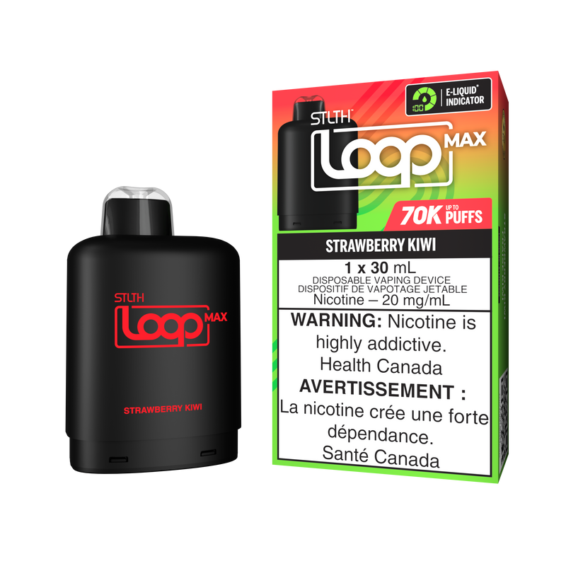 STRAWBERRY KIWI - STLTH LOOP MAX (30mL) (ONTARIO)