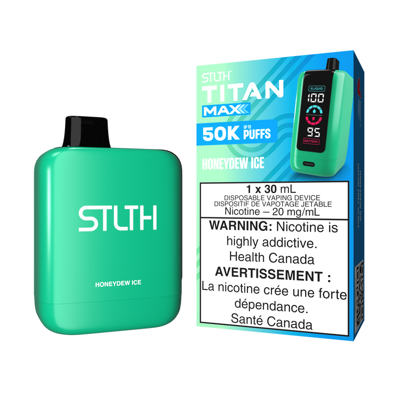 HONEYDEW ICE - STLTH TITAN MAX DISPOSABLE (30mL) (ONTARIO)