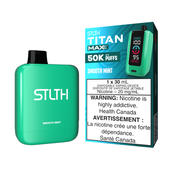 SMOOTH MINT - STLTH TITAN MAX DISPOSABLE (30mL) (ONTARIO)
