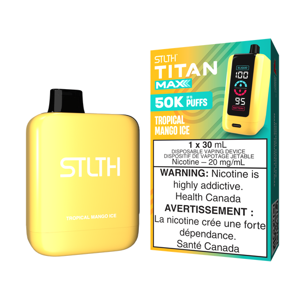 TROPICAL MANGO ICE - STLTH TITAN MAX DISPOSABLE (30mL) (ONTARIO)