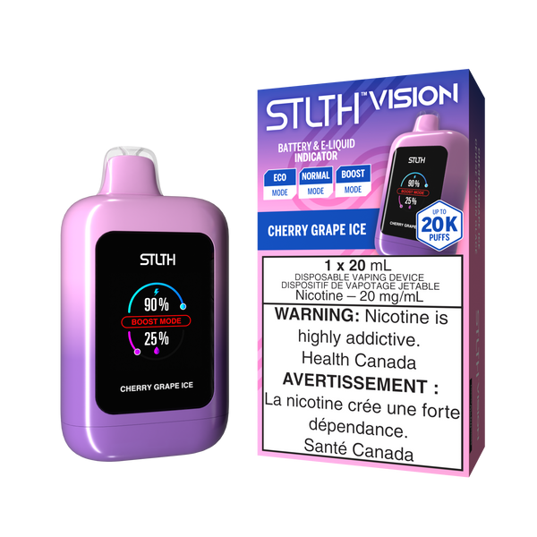 CHERRY GRAPE ICE - STLTH VISION (ONTARIO)