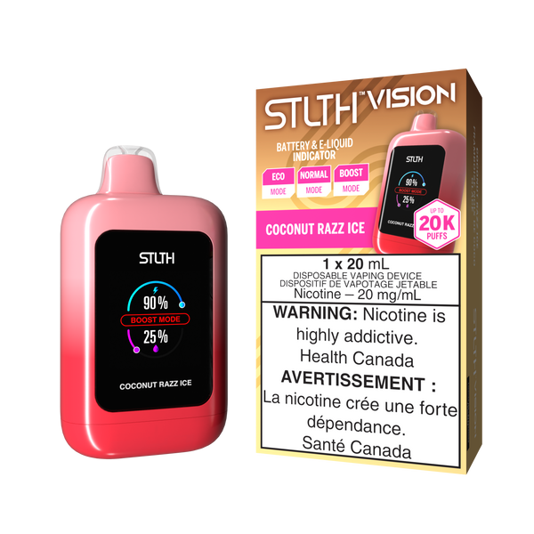 COCONUT RAZZ ICE - STLTH VISION (ONTARIO)