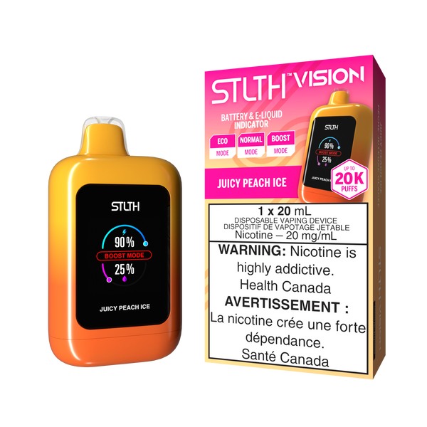 JUICY PEACH ICE - STLTH VISION (ONTARIO)