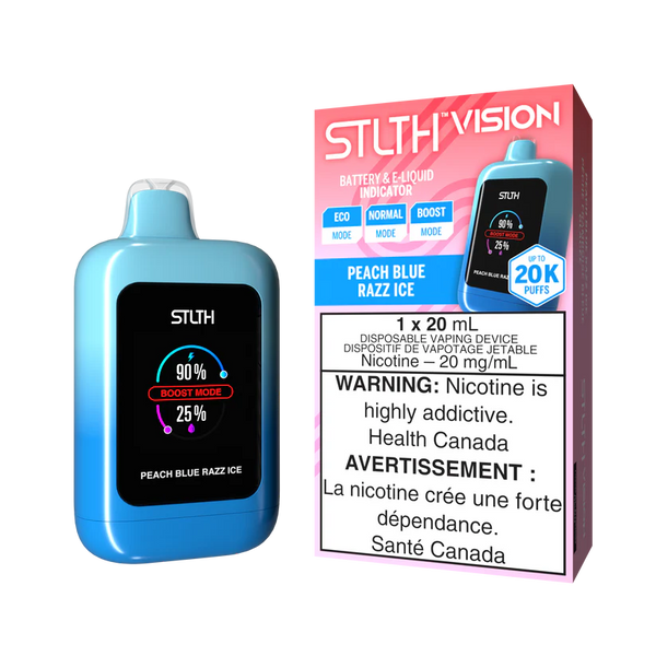 PEACH BLUE RAZZ ICE - STLTH VISION (ONTARIO)