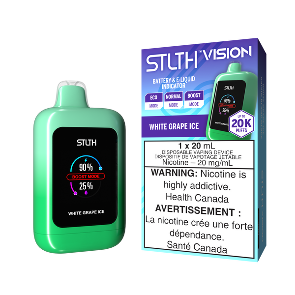 WHITE GRAPE ICE - STLTH VISION (ONTARIO)