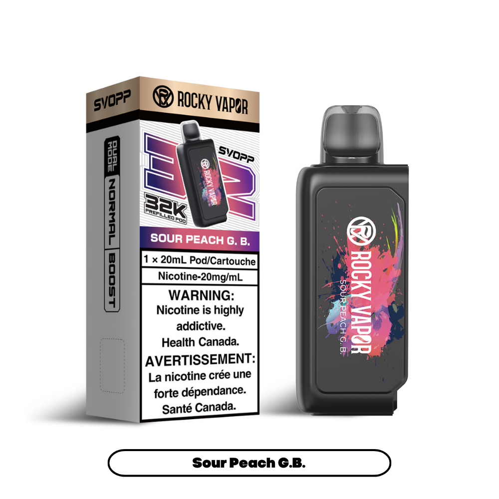 SOUR PEACH G.B. - OXBAR SVOPP 32K POD SYSTEM (SVOPP DEVICE REQUIRED) (ONTARIO)