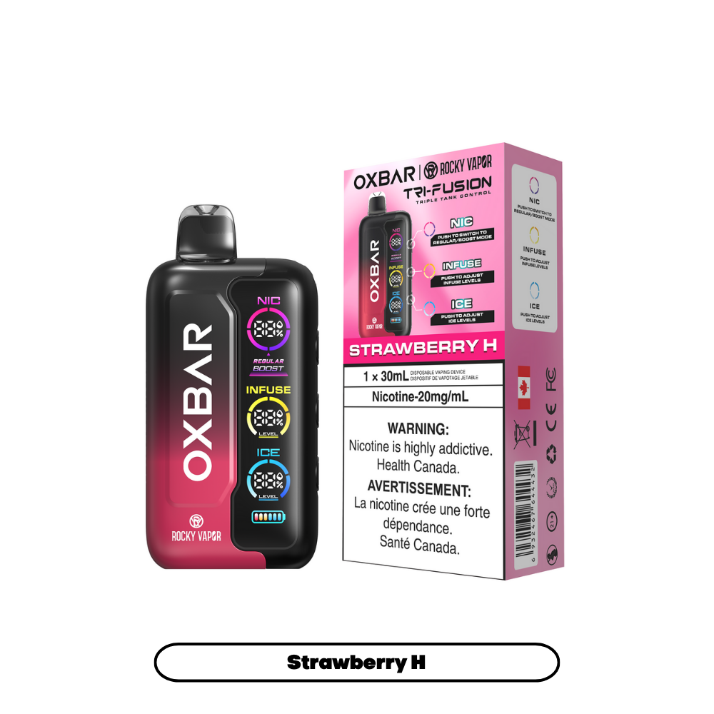 STRAWBERRY H - OXBAR TRI FUSION (30mL)