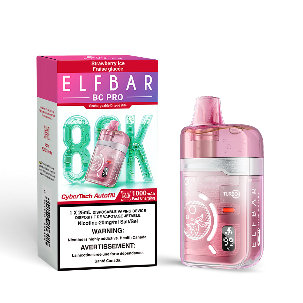 STRAWBERRY ICE - ELFBAR BC PRO 80K (25ML) (ONTARIO)