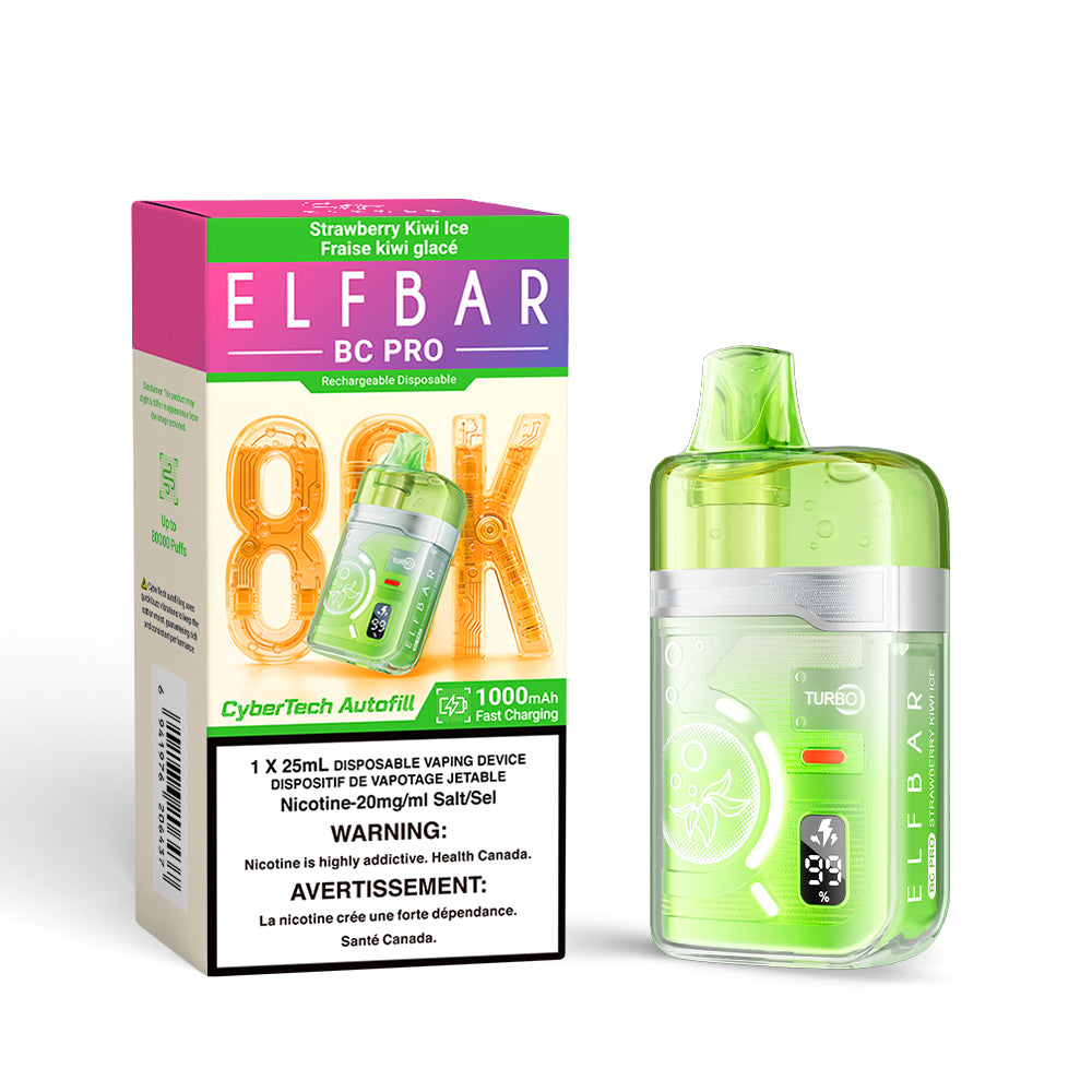 STRAWBERRY KIWI ICE - ELFBAR BC PRO 80K (25ML) (ONTARIO)