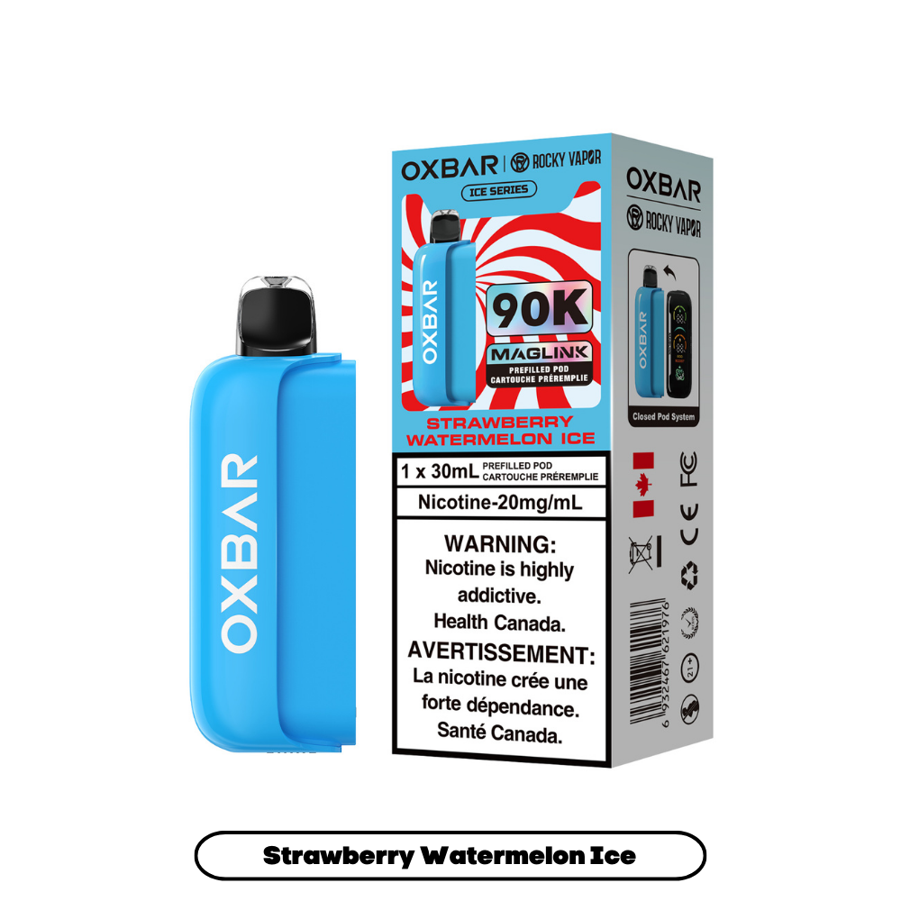 STRAWBERRY WATERMELON ICE - OXBAR MAGLINK *HYBRID DISPOSABLE* (POD ONLY) (30mL)