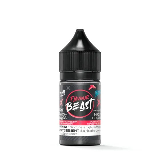SAVAGE STRAWBERRY WATERMELON ICED - FLAVOUR BEAST E LIQUID (30mL) (ONTARIO)