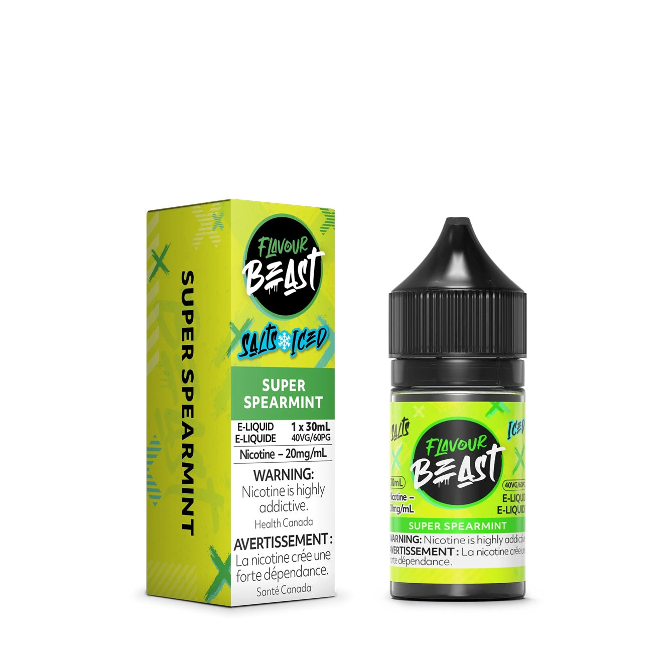 SUPER SPEARMINT - FLAVOUR BEAST E LIQUID (30mL)