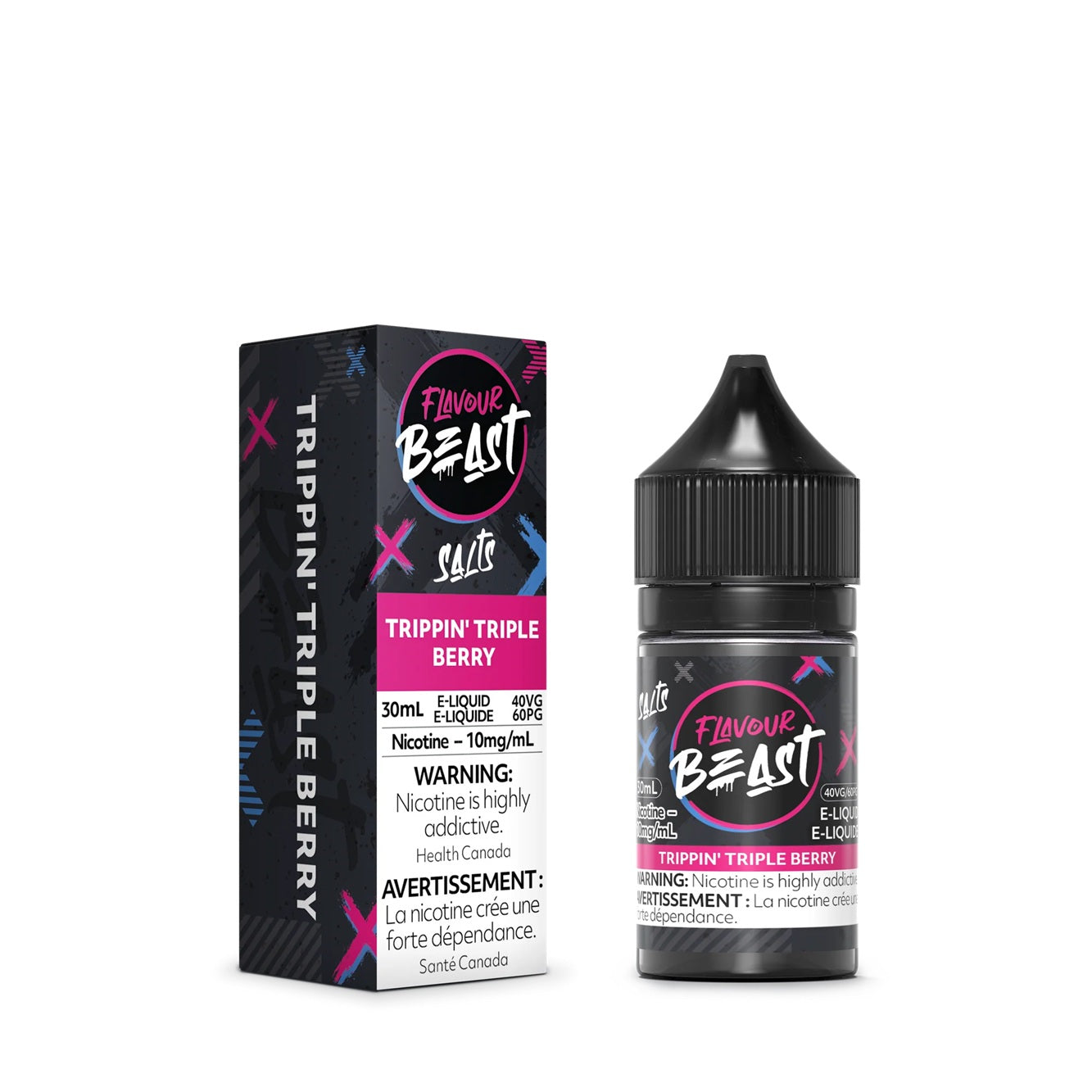 TRIPPIN' TRIPLE BERRY - FLAVOUR BEAST E LIQUID (30mL)