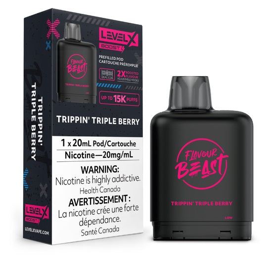 TRIPPIN' TRIPLE BERRY - LEVEL X FB BOOST (20mL) (ONTARIO)