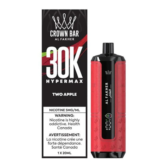TWO APPLE - AL FAKHER 30K HYPER MAX DISPOSABLE (20mL) (ONTARIO)