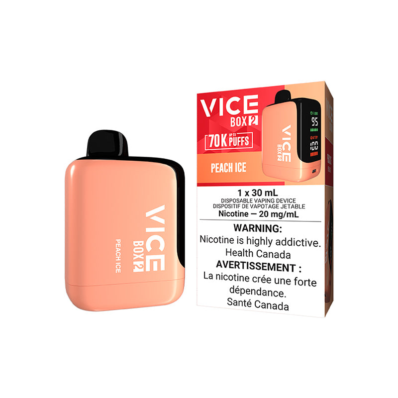 PEACH ICE - VICE BOX 2 DISPOSABLE
