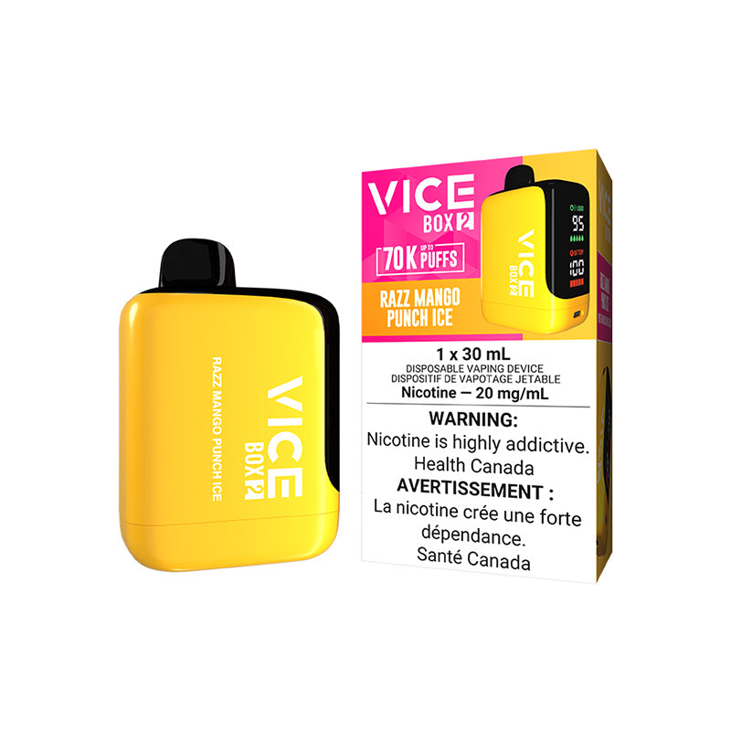 RAZZ MANGO PUNCH ICE - VICE BOX 2 DISPOSABLE