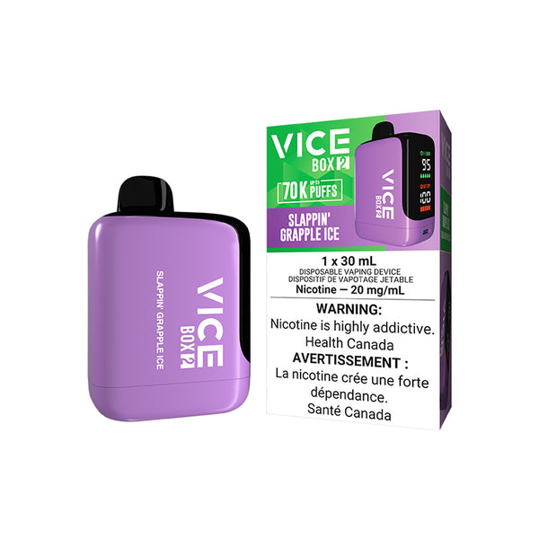 SLAPPIN' GRAPPLE ICE - VICE BOX 2 DISPOSABLE (ONTARIO)