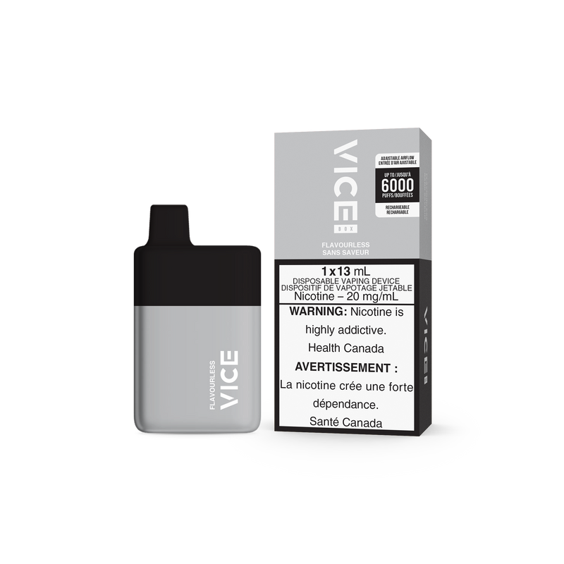 VICE BOX DISPOSABLE - FLAVORLESS/ FLAVOURLESS (ONTARIO)